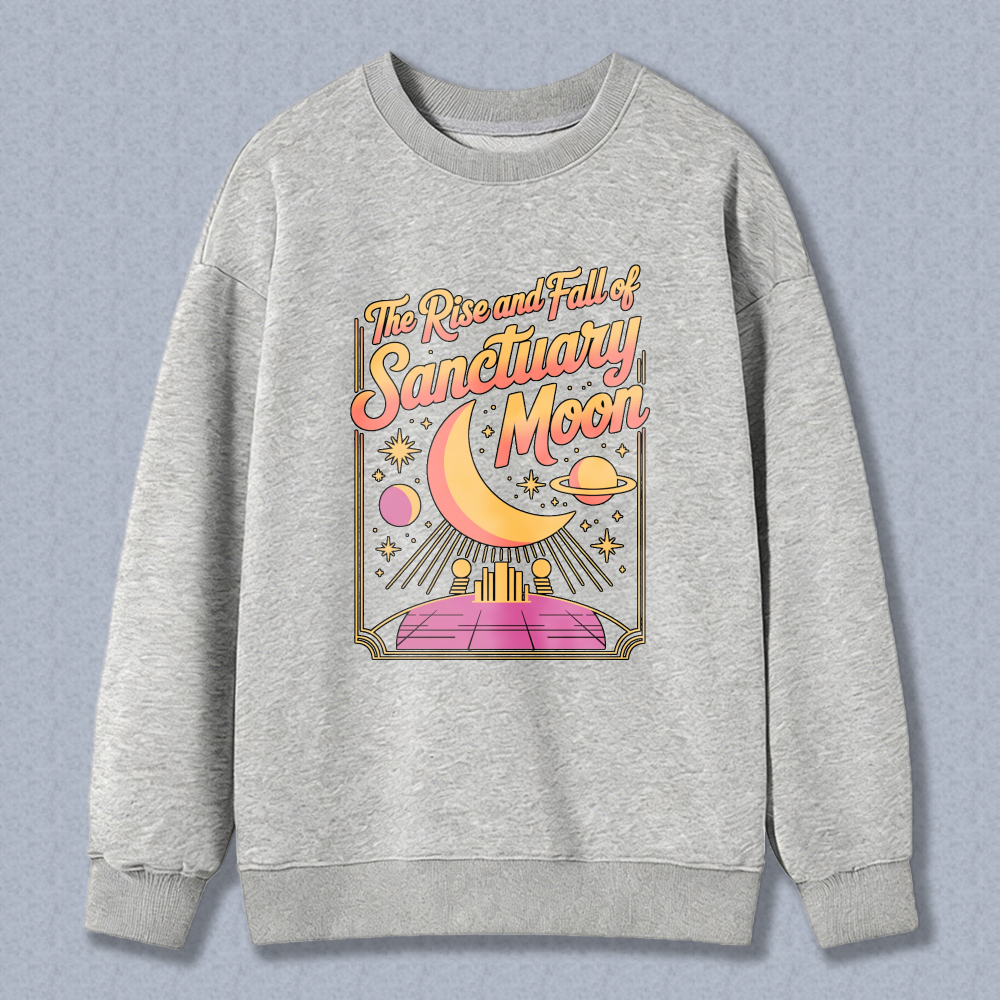 Wardrobecart The Rise And Fall Of Sanctuary Moon Cosmic Design Unisex Classic Sweatshirt