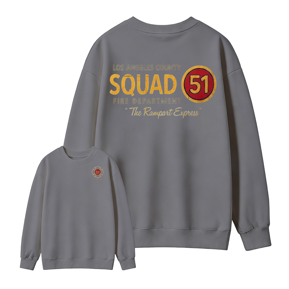 Los Angeles County Squad 51 Fire Department Sweatshirt