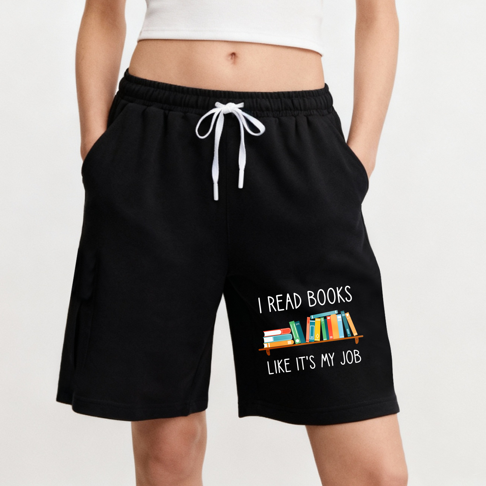 Wardrobecart I Read Books Like Its My Job With Bookshelf Design Shorts