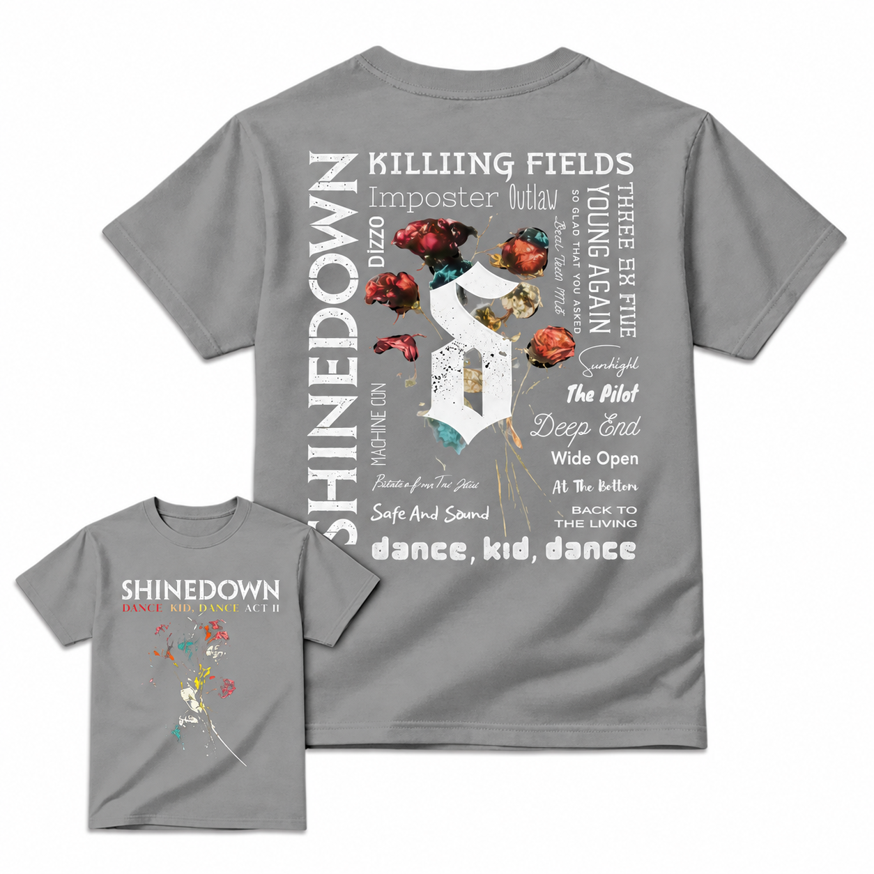 Shined0wn Dance Kid Dance Act II Rock Concert T-Shirt