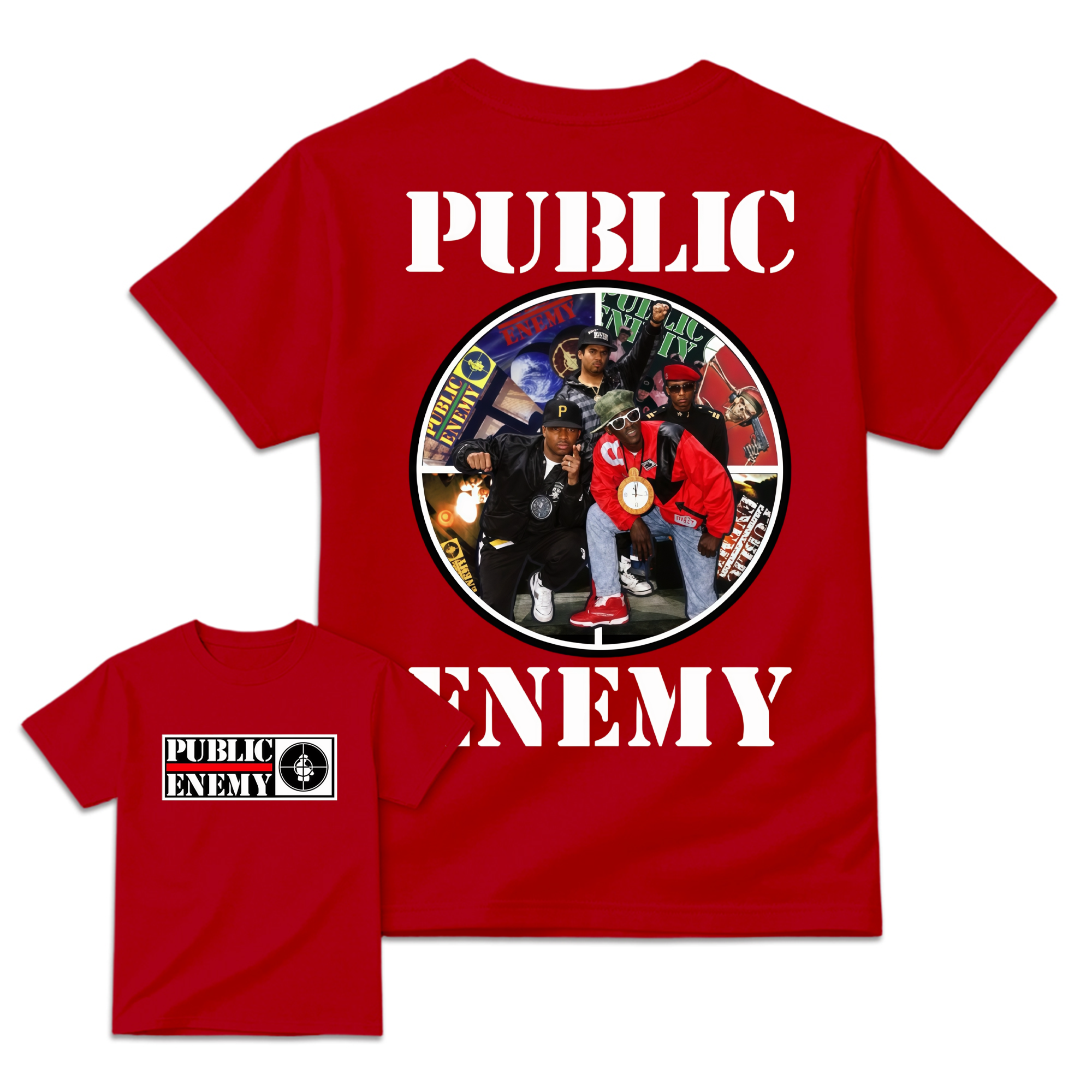 Publ1c Enemy Album Tee, Vintage Hip Hop Music Band Shirt
