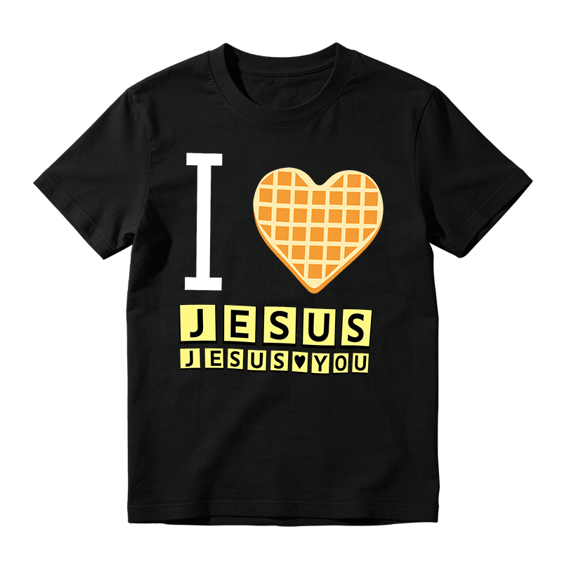 I Love Jesus Jesus Love You Christian Graphic Tee