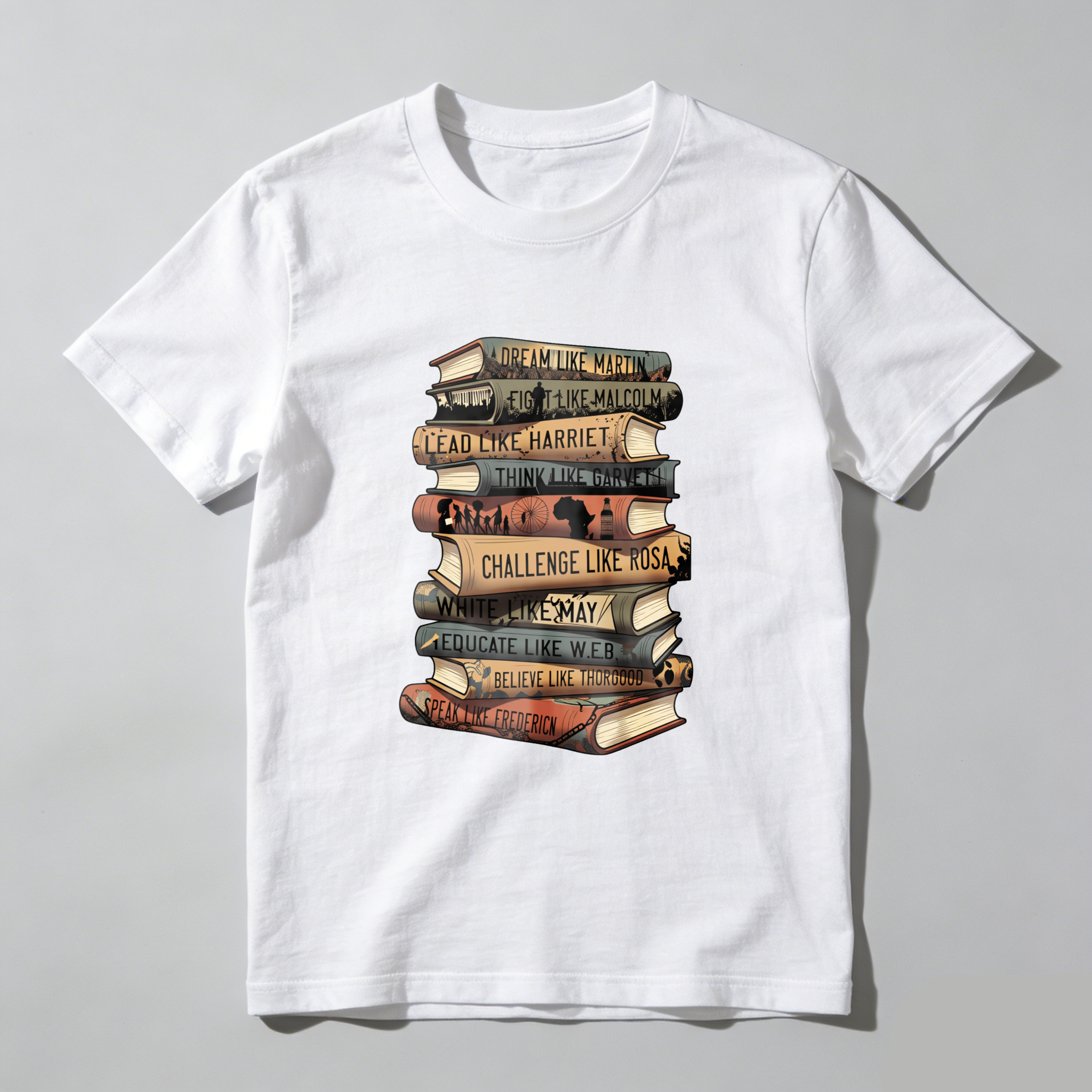 Wardrobecart Black History Books T-Shirt