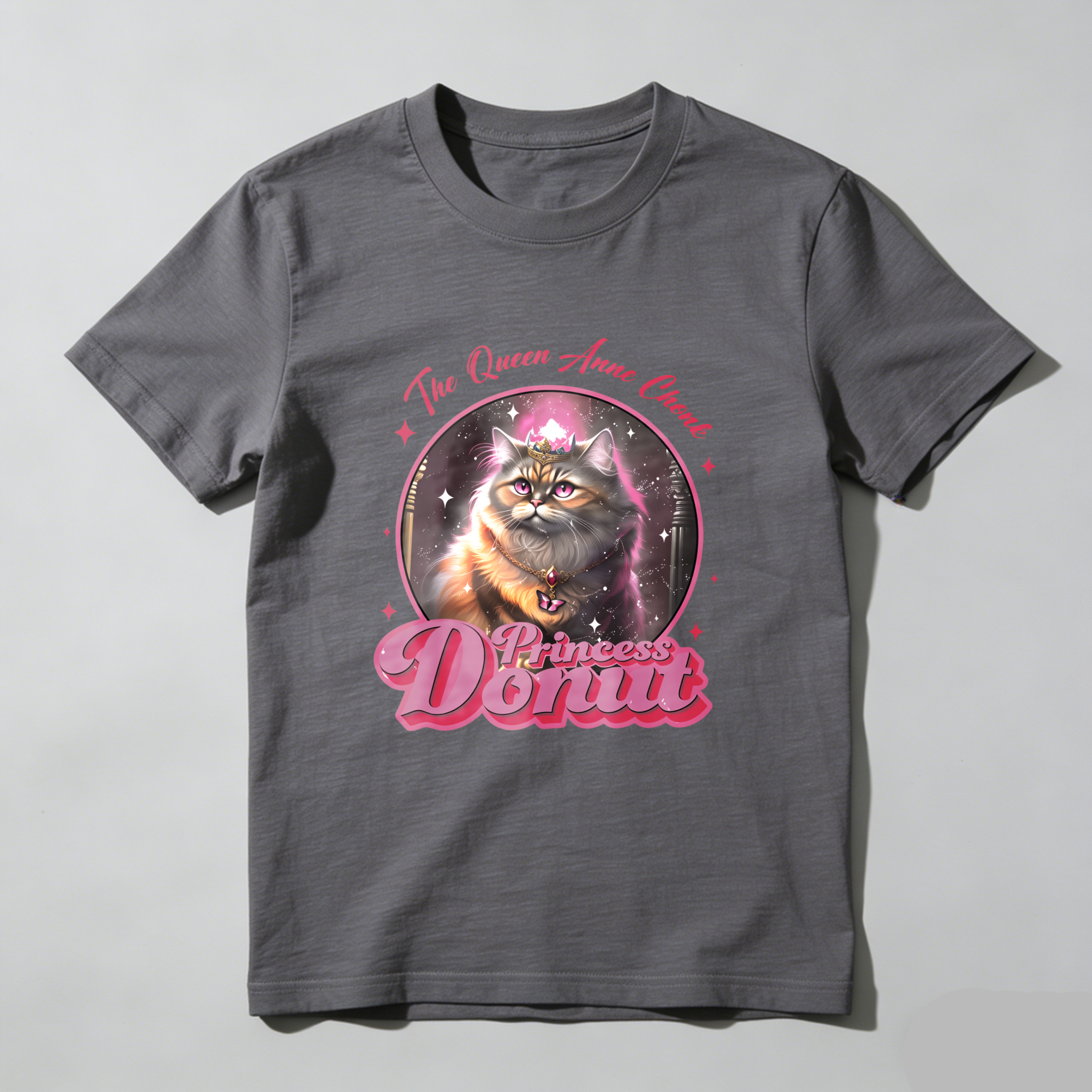 Wardrobecart The Queen Anne Cat Princess Donut Tshirt