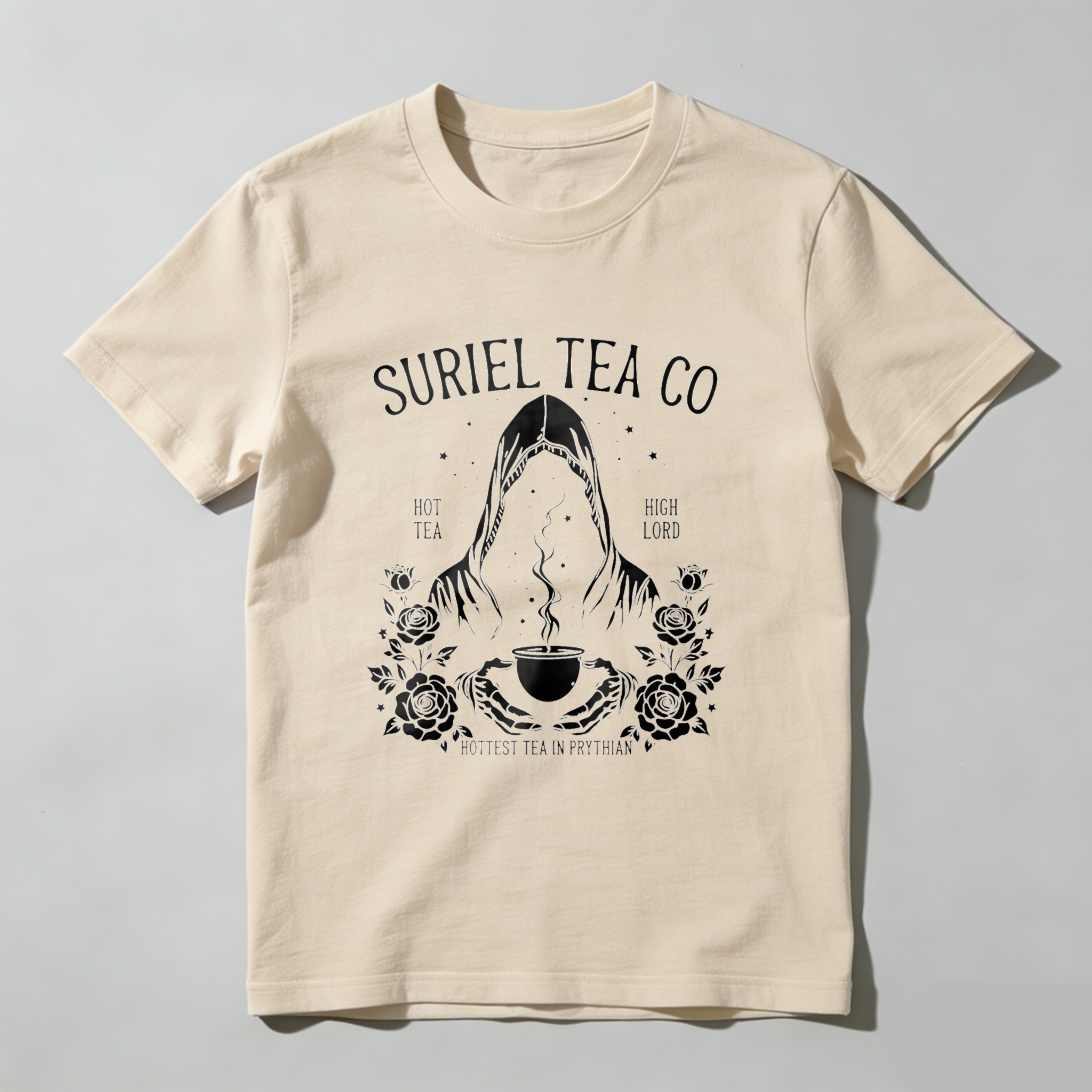 Wardrobecart Surriel Tea Co Hot Tea High Lord Hottest Tea In Prythian Tshirt