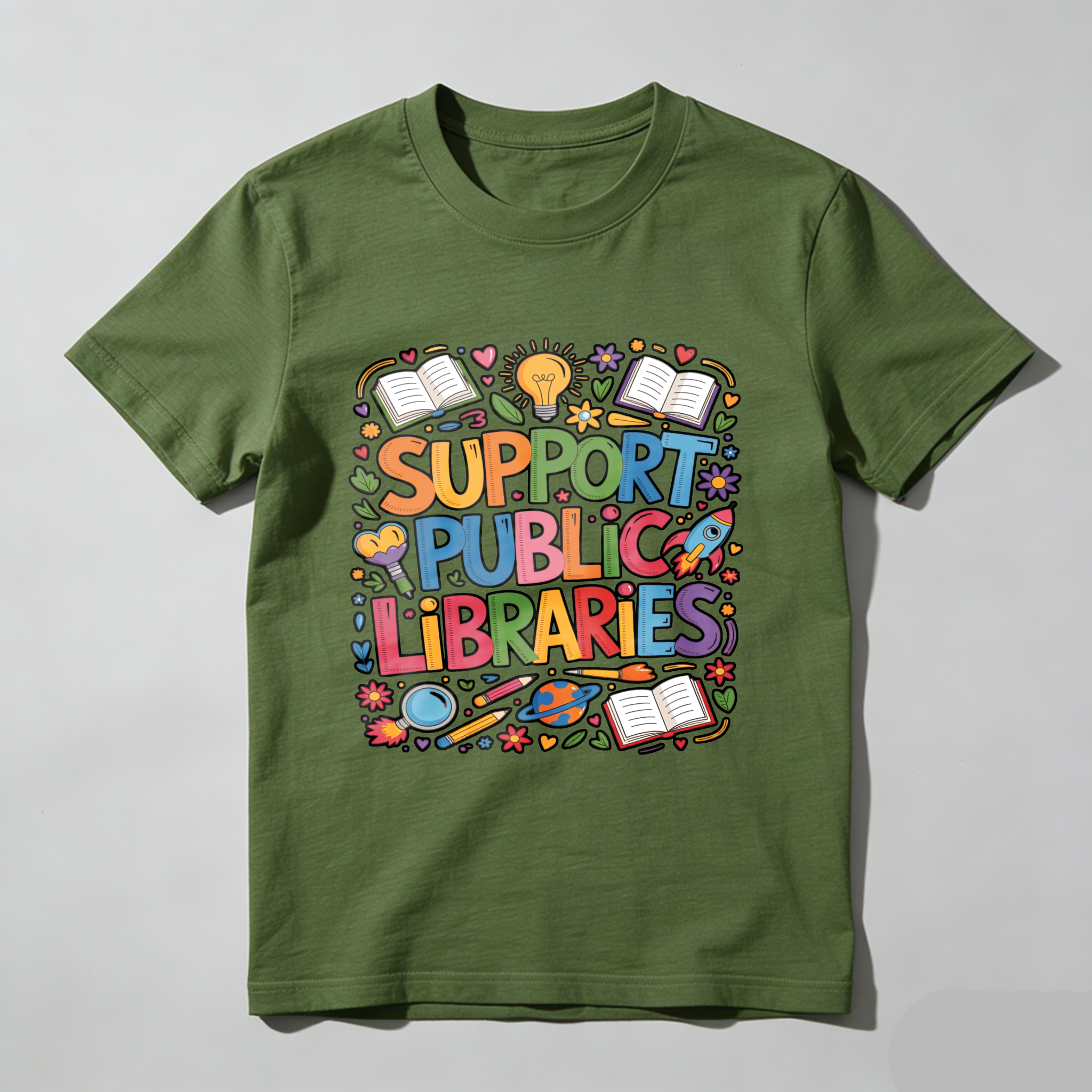 Wardrobecart Support Public Libraries Tshirt