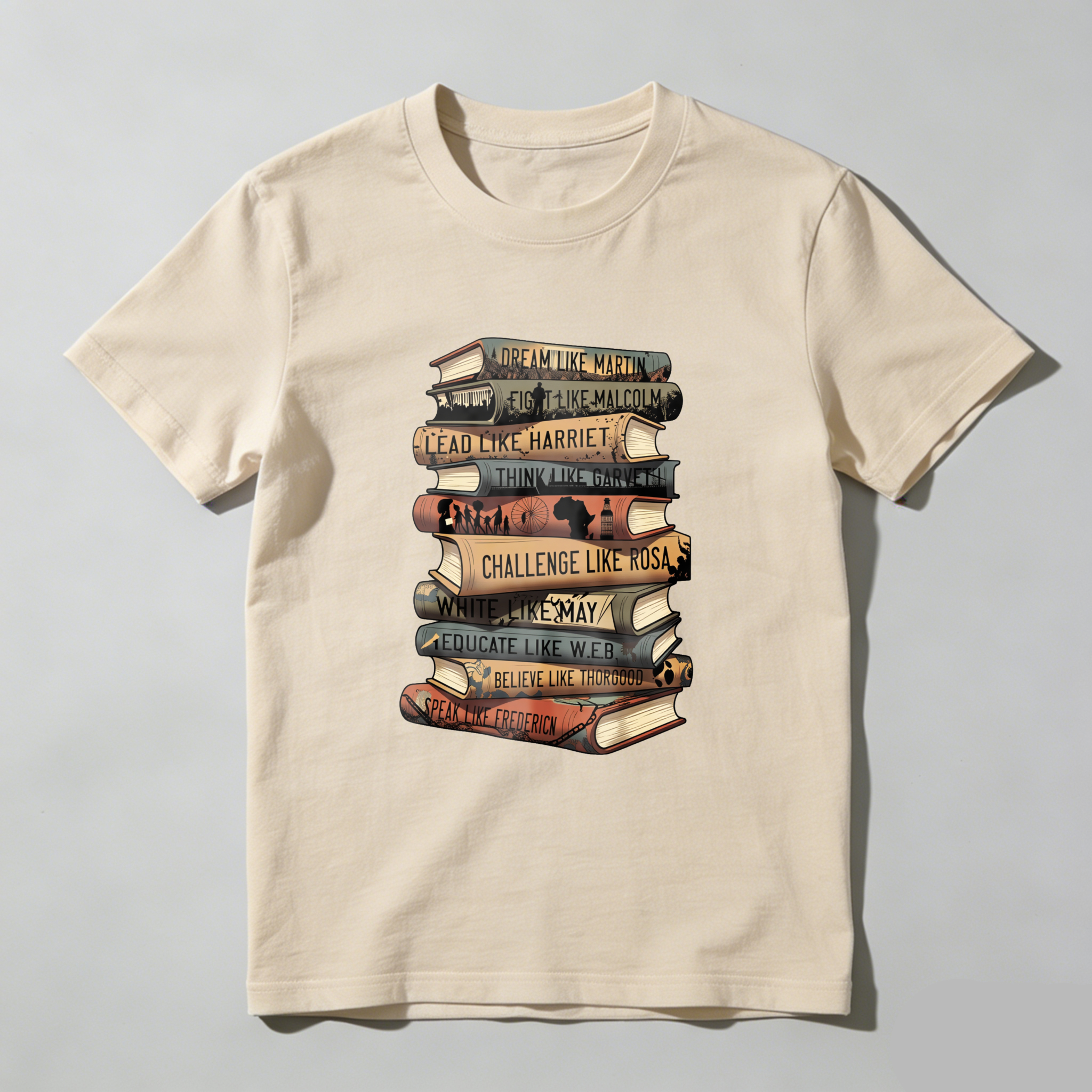 Wardrobecart Black History Books T-Shirt