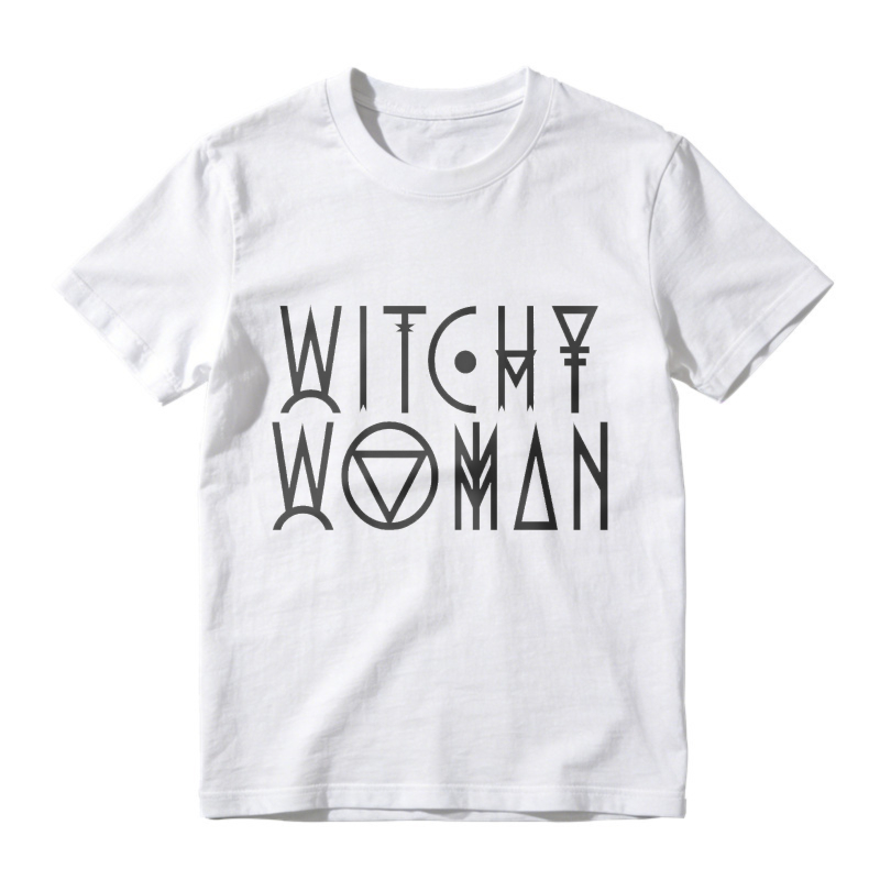 Witchy Woman Gothic Typography Design, Unisex Classic T-shirt