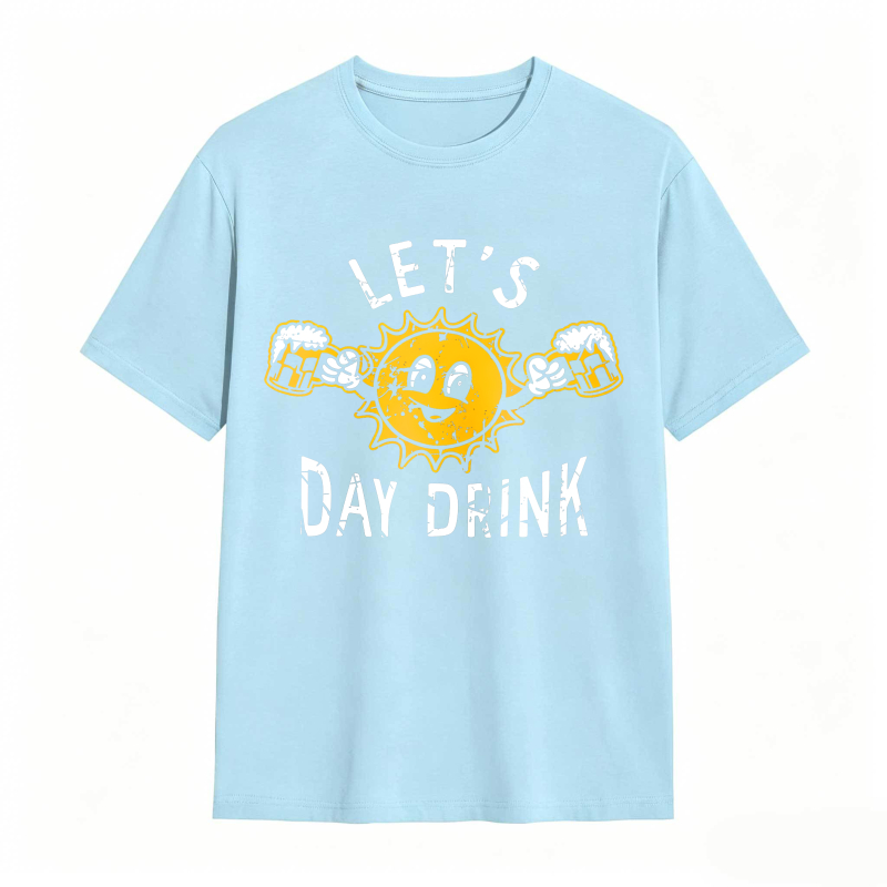 Sun With Beer Mugs Let's Day Drink Unisex Classic T-shirt
