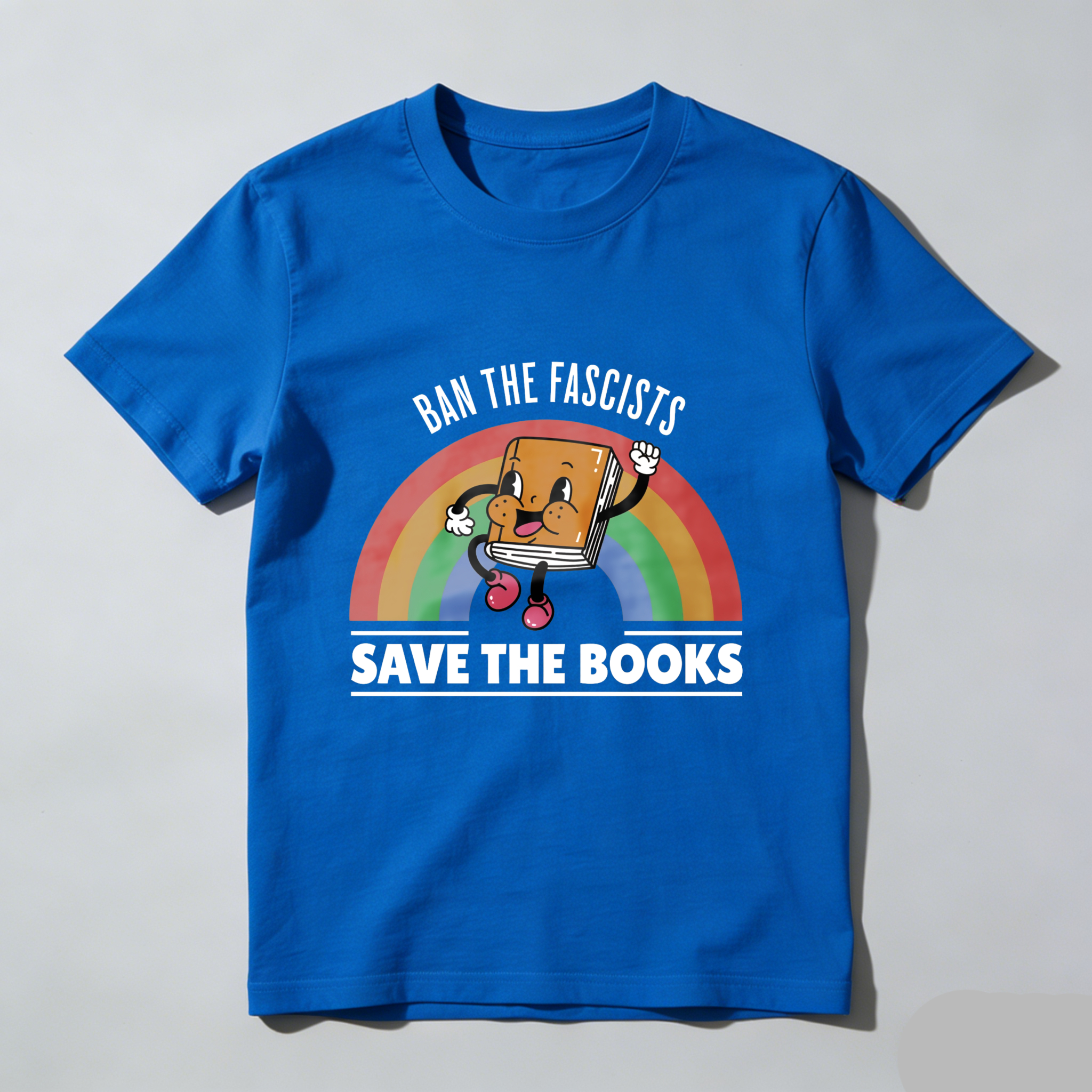 Wardrobecart Ban The Fascists Save The Books Tshirt