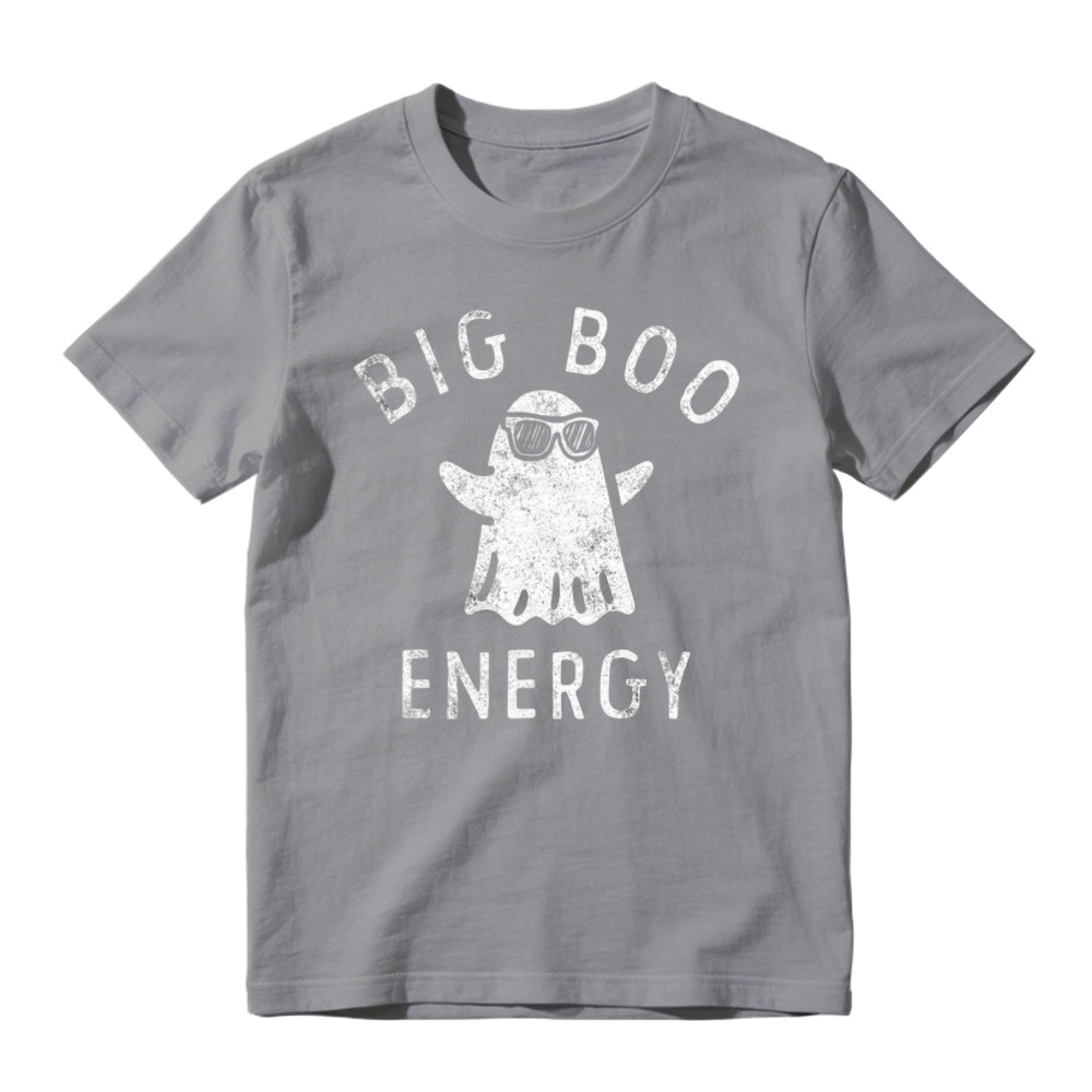 Big Boo Energy Funny Ghost With Sunglasses Graphic T-shirt