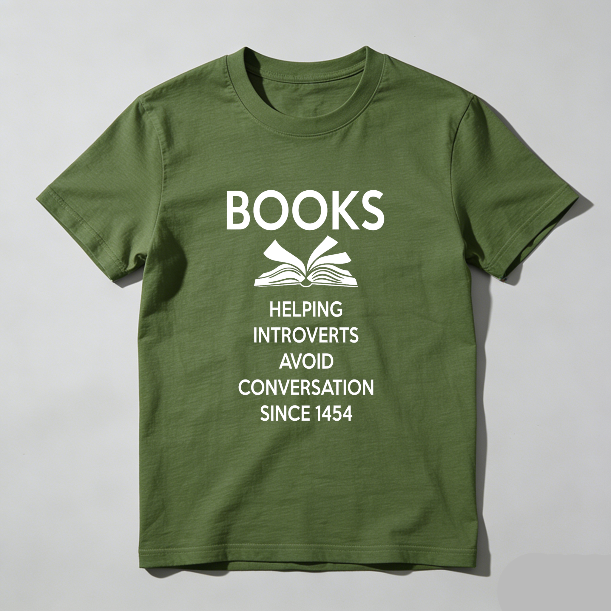 Wardrobecart Books Helping Introverts Avoid Conversation Since 1454 Tshirt