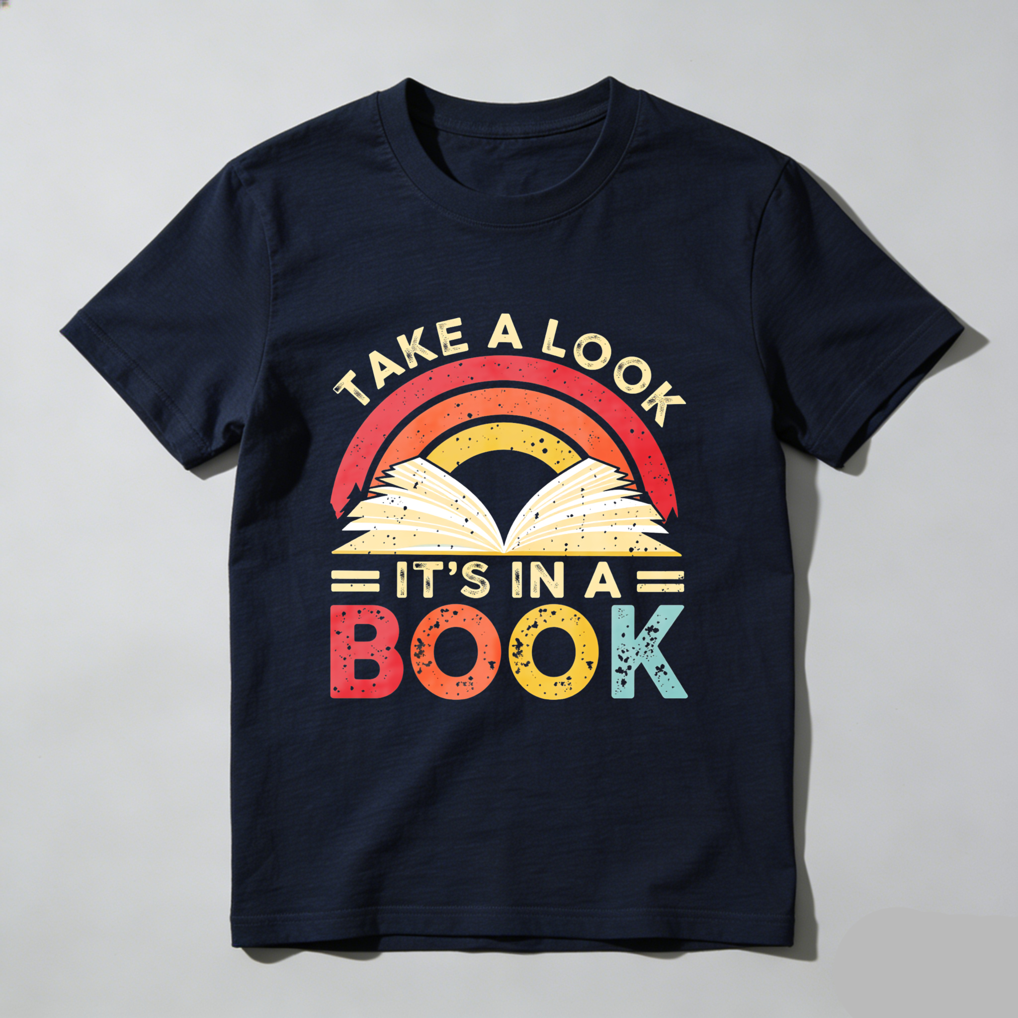 Wardrobecart Take A Look Its In A Book Tshirt