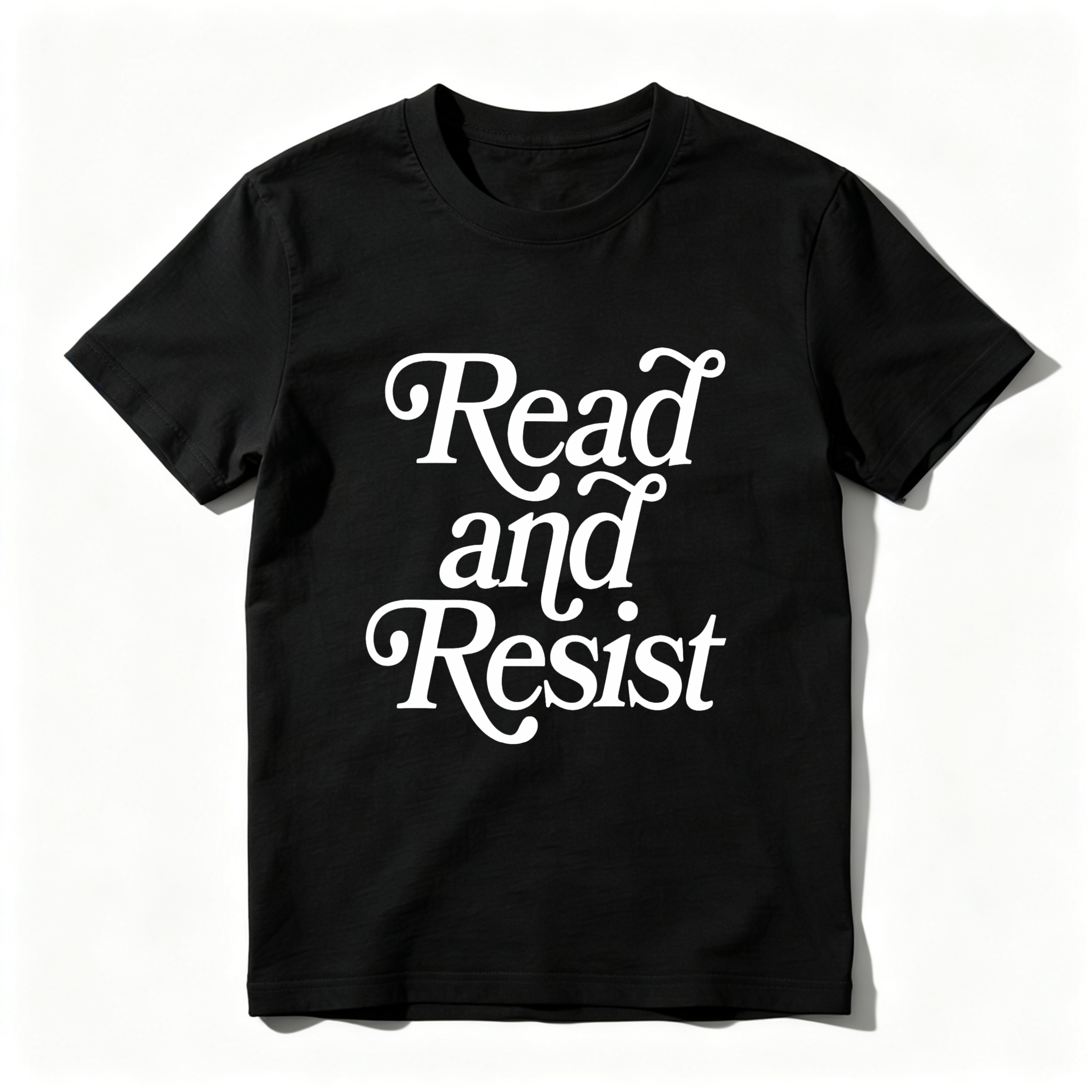 Wardrobecart Read And Resist Tshirt 100% cotton
