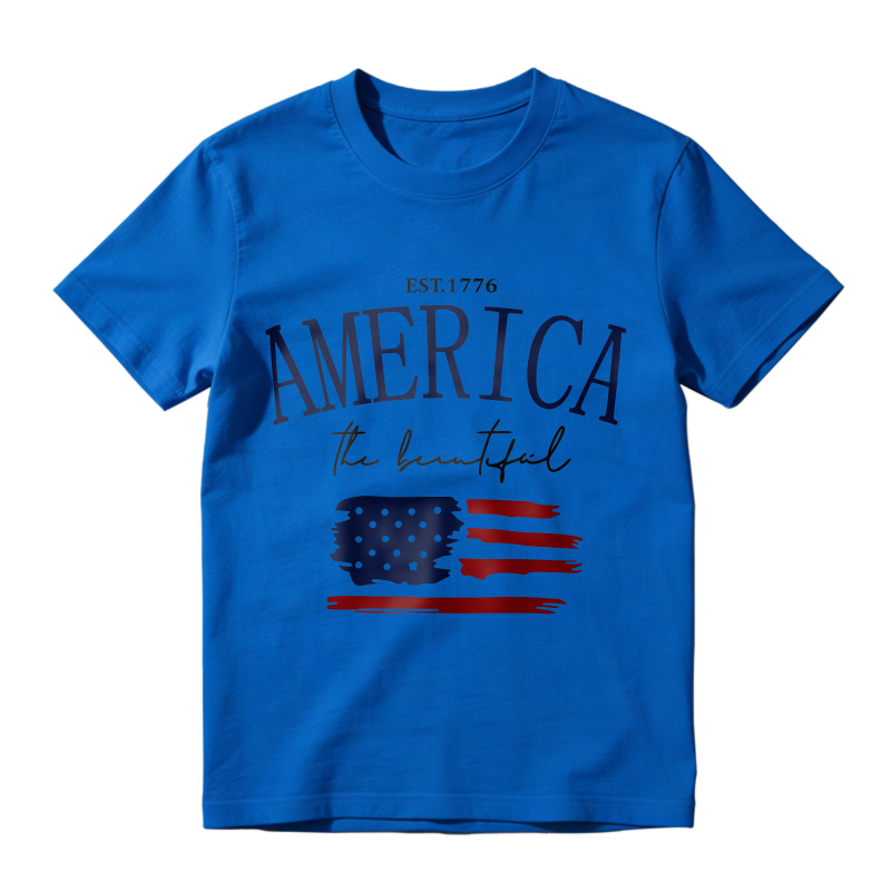 America The Beautiful Flag Design Unisex Classic T-shirt