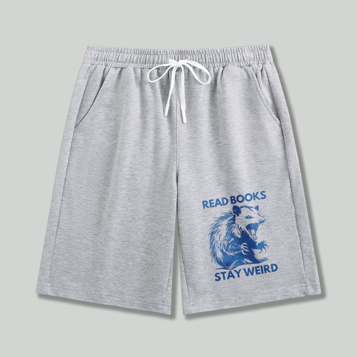 Wardrobecart Read Books Stay Weird Panther Graphic Shorts