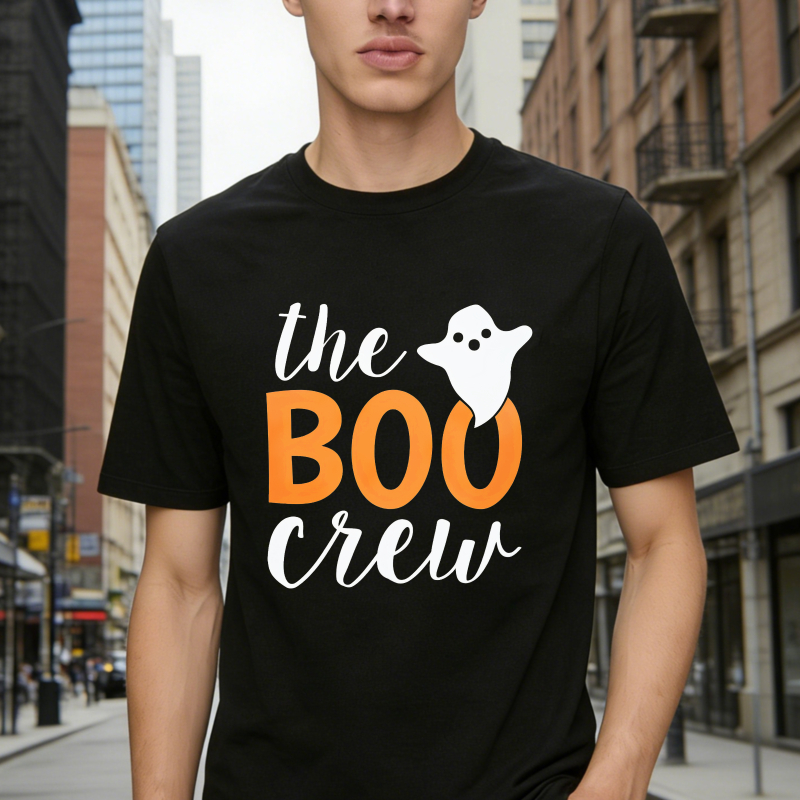 The Boo Crew Ghost Halloween Unisex Classic T-shirt