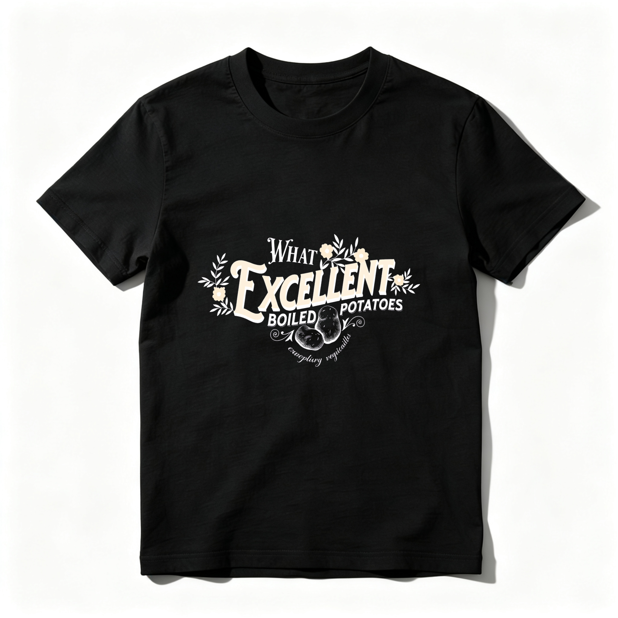 Wardrobecart What Excellent Boiled Potatoes Tshirt