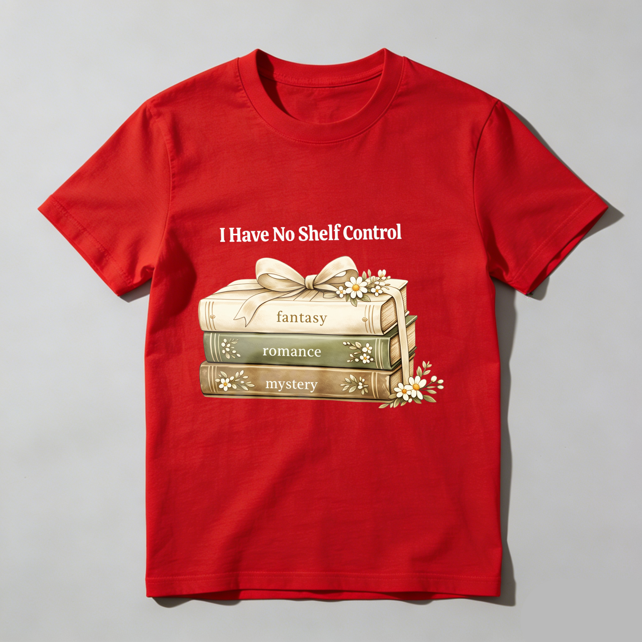 Wardrobecart Stacked Books Fantasy Romance Mystery I Have No Shelf Control Unisex Classic T-shirt