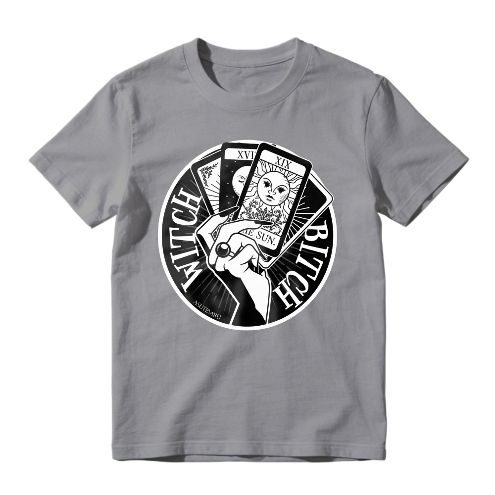 Witch Bitch Tarot Card Hand Graphic, Unisex Classic T-shirt