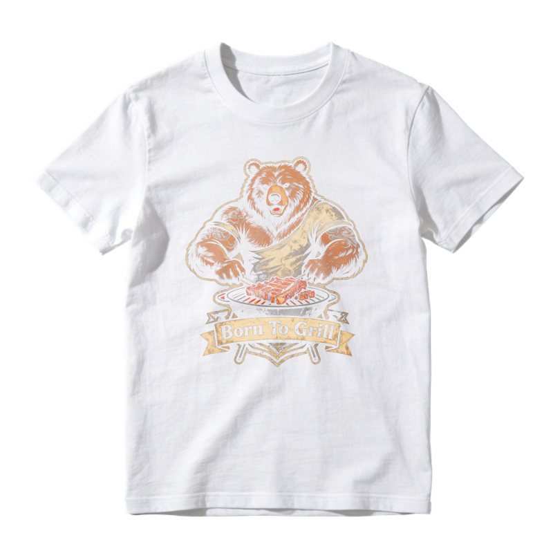 Born To Grill Bear Cooking Barbecue Unisex Classic T-shirt