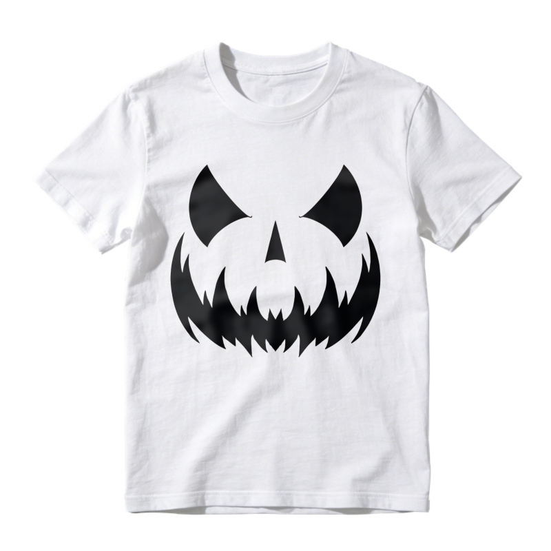 Scary Jack O Lantern Pumpkin Face, Unisex Classic T-shirt