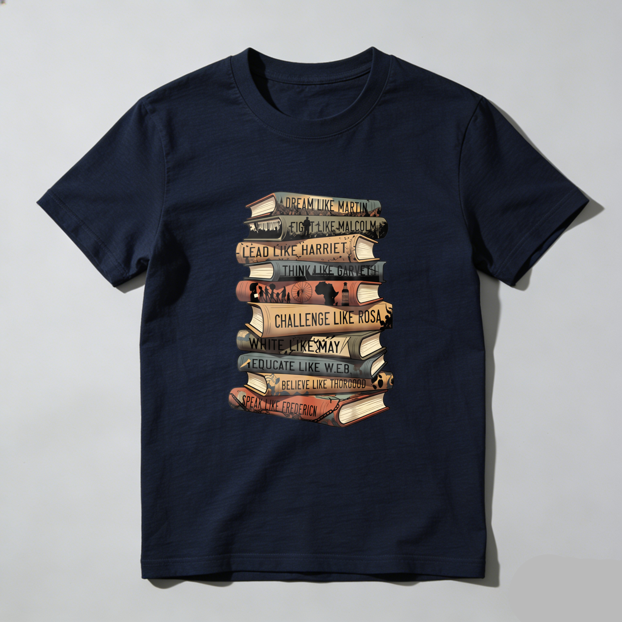 Wardrobecart Black History Books T-Shirt