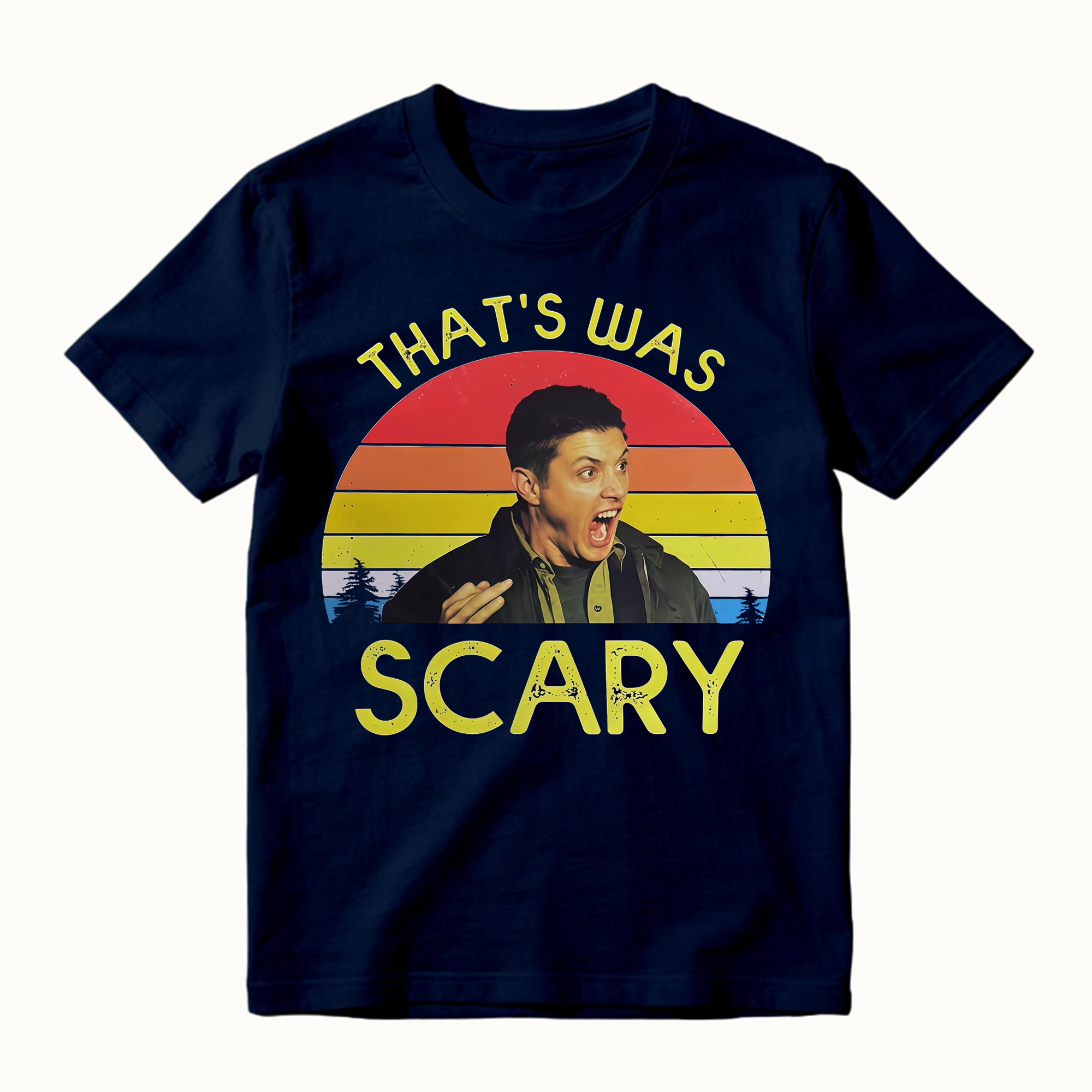 That Was Scary Funny Shocked Hunter Graphic Movie Shirt