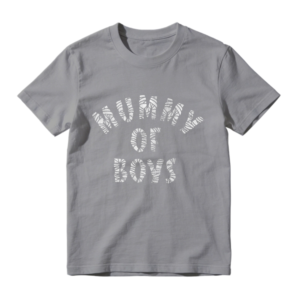 Mummy Of Boys Zebra Print Graphic T-shirt