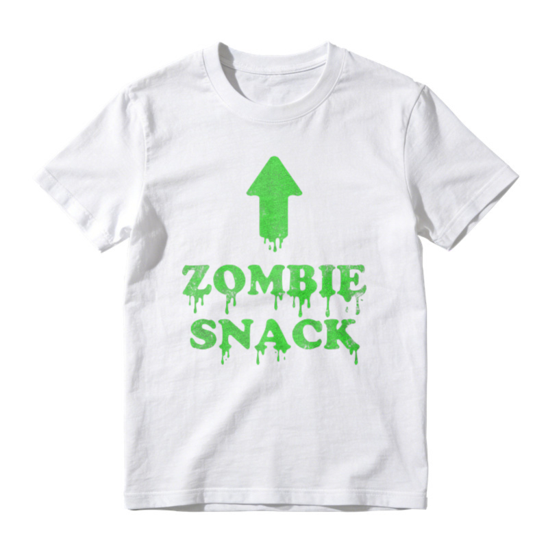 Zombie Snack Green Dripping Arrow Graphic T-shirt