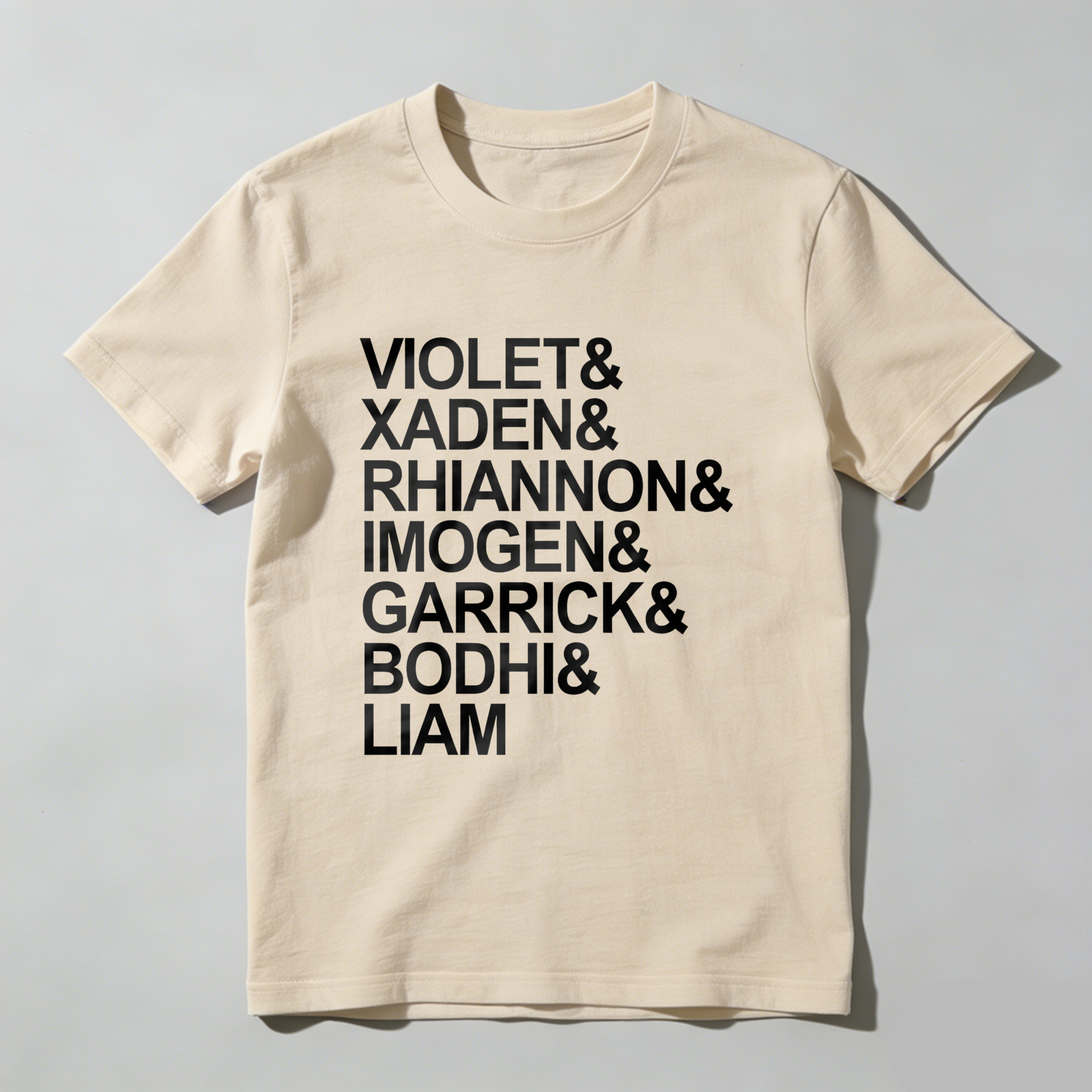 Wardrobecart Violet Xaden Rhiannon Imogen Garrick Bodhi Liam Tshirt