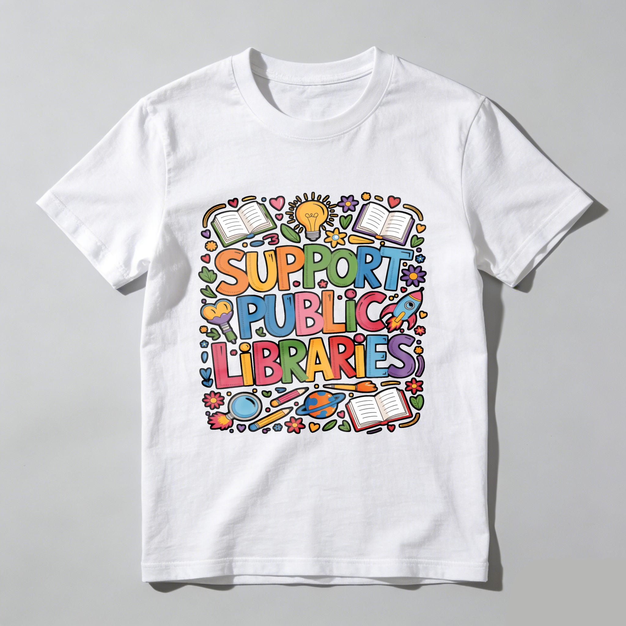 Wardrobecart Support Public Libraries Tshirt