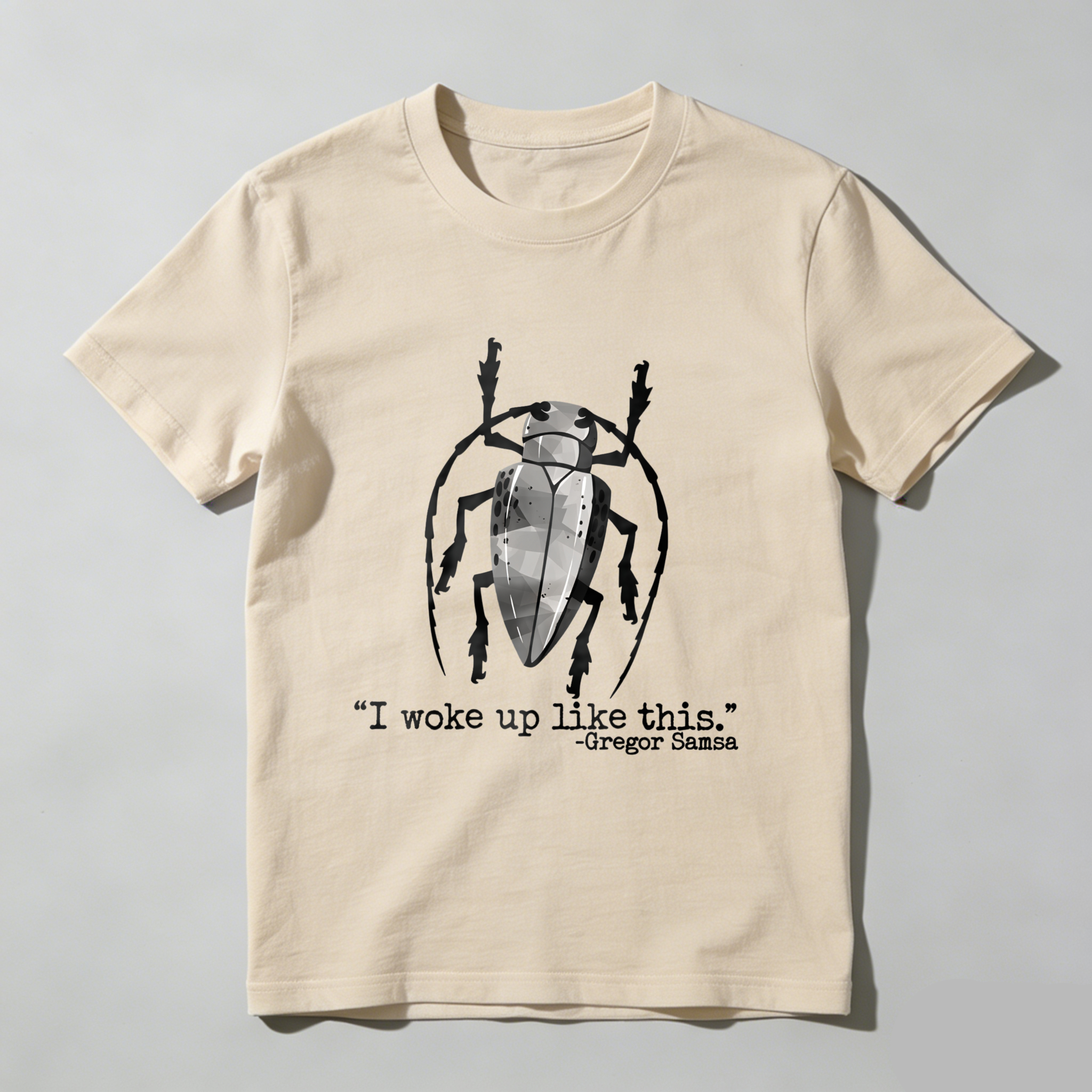 Wardrobecart I Woke Up Like This Gregor Samsa Tshirt