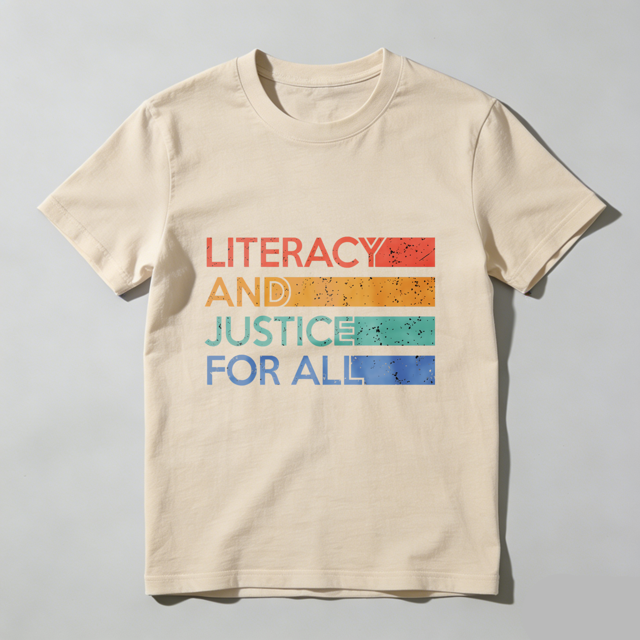 Wardrobecart Literacy And Justice For All Tshirt