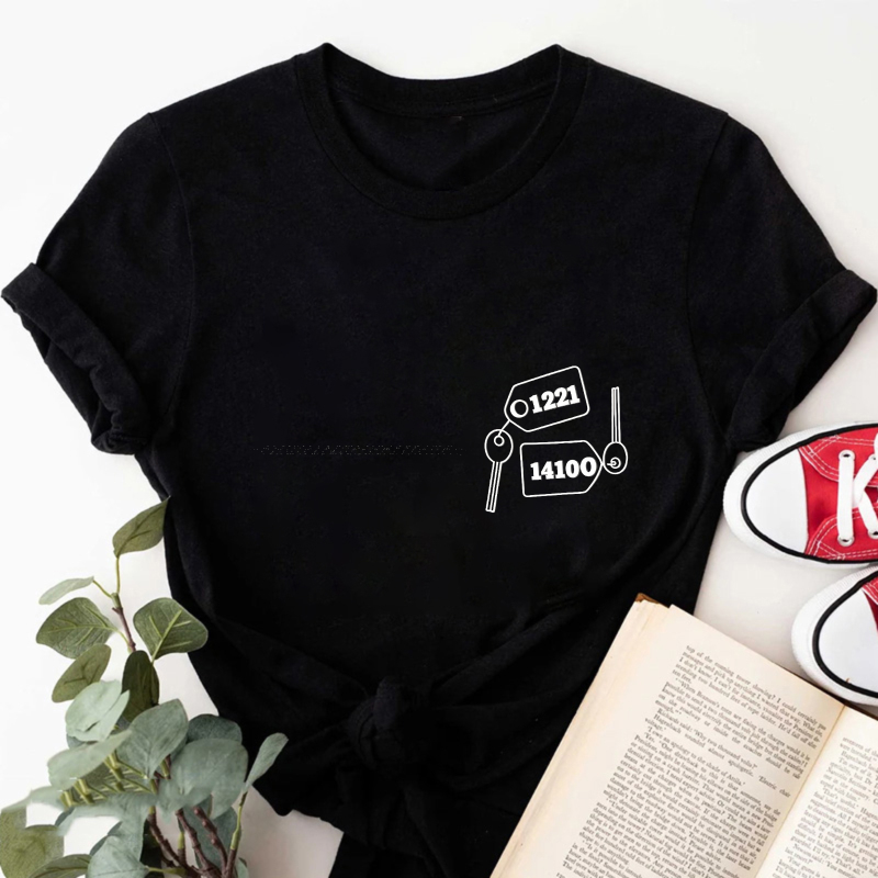 Wardrobecart Key Tags With Numbers And Keys Tshirt