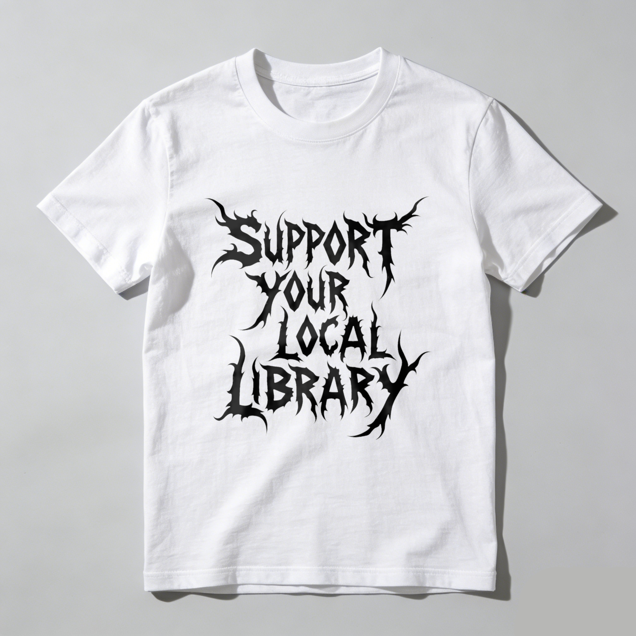Wardrobecart Support Your Local Library Tshirt