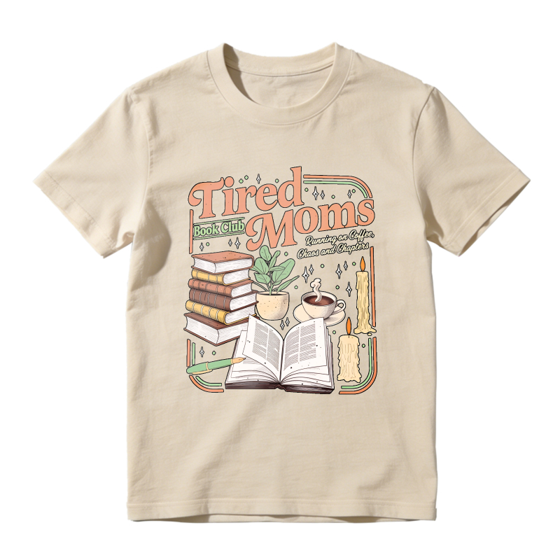 Wardrobecart Tired Moms Book Club With Books Coffee And Plants Unisex Classic T-shirt