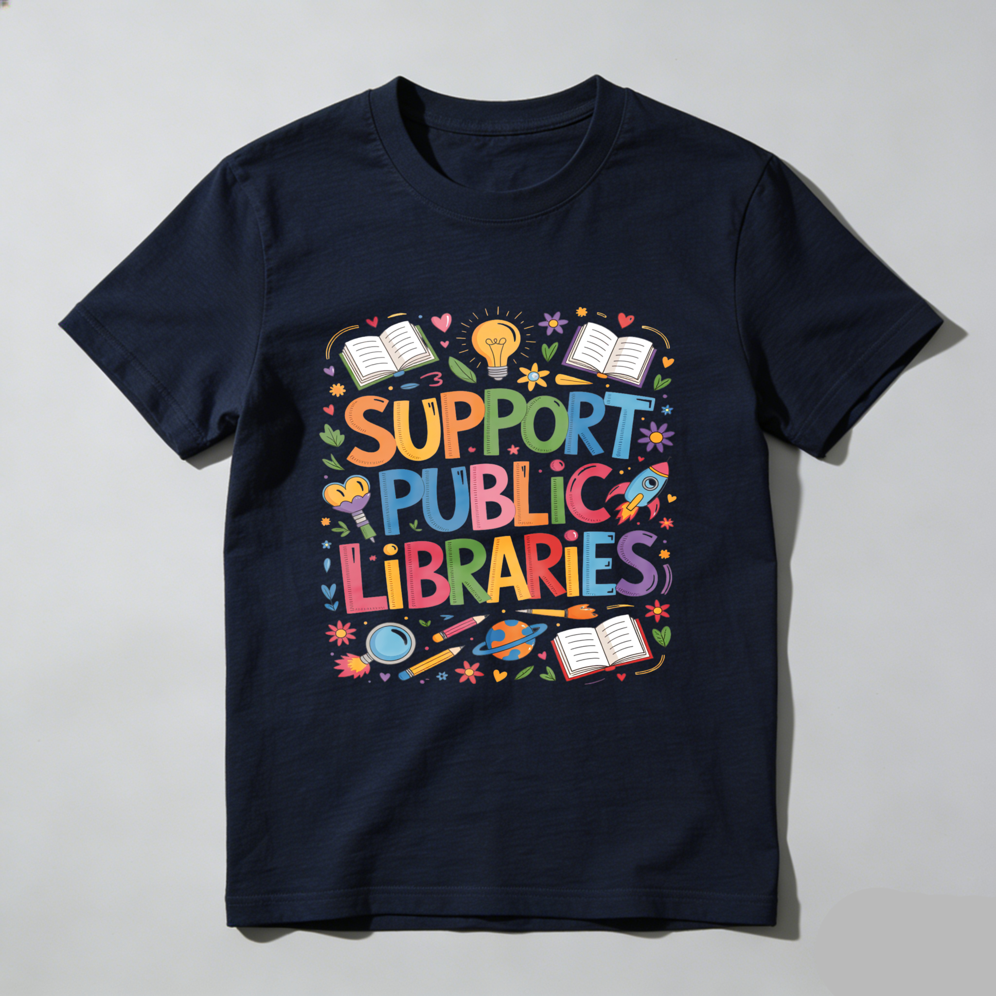 Wardrobecart Support Public Libraries Tshirt