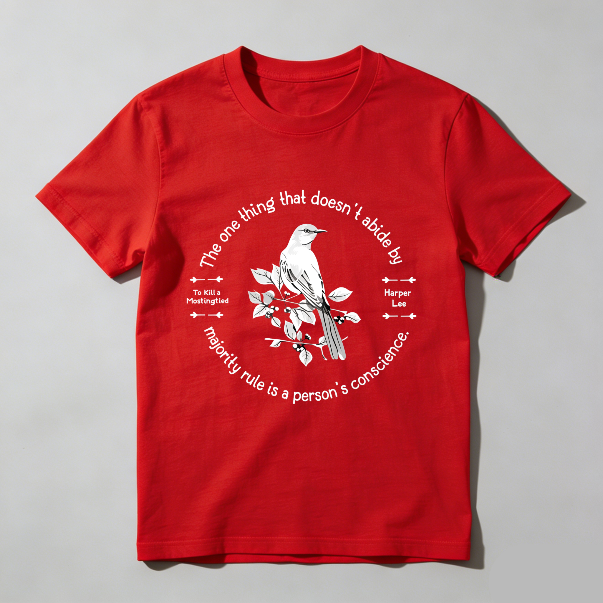 Wardrobecart The One Thing That Doesn't Abide By Majority Rule Is A Person's Conscience Tshirt