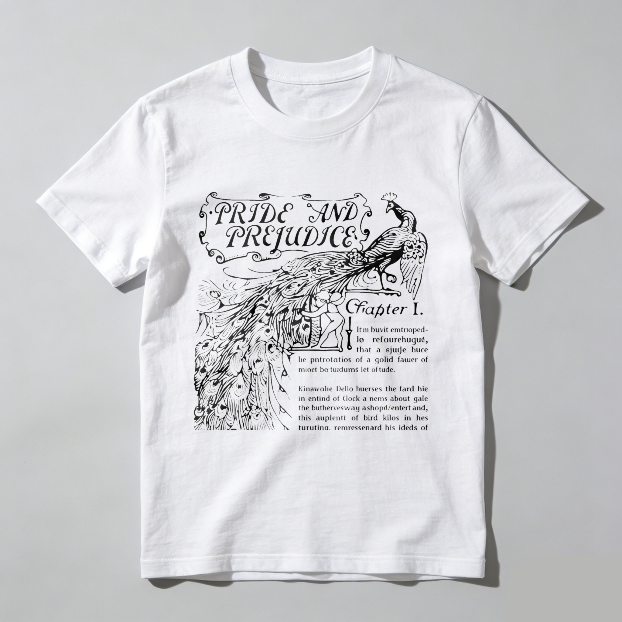 Wardrobecart Pride And Prejudice Chapter One Design Tshirt