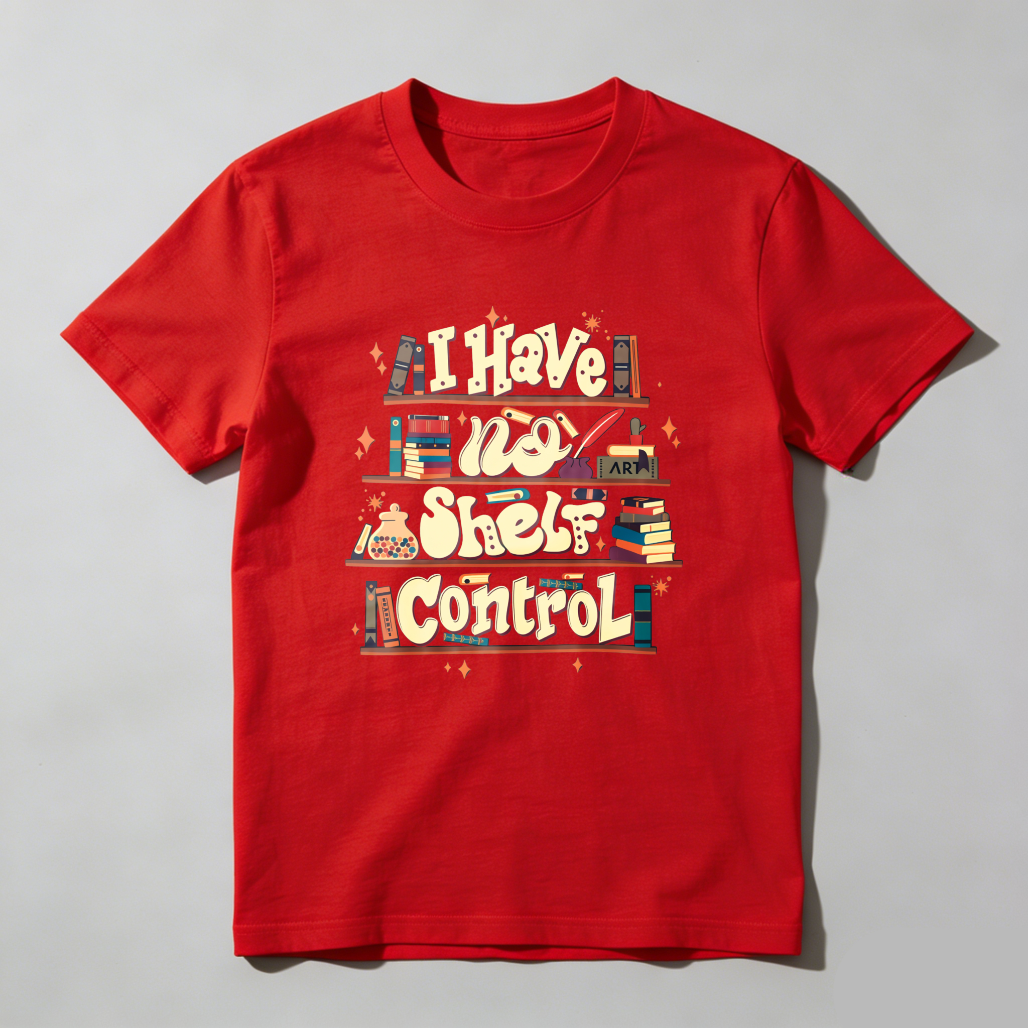Wardrobecart I Have No Shelf Control Tshirt