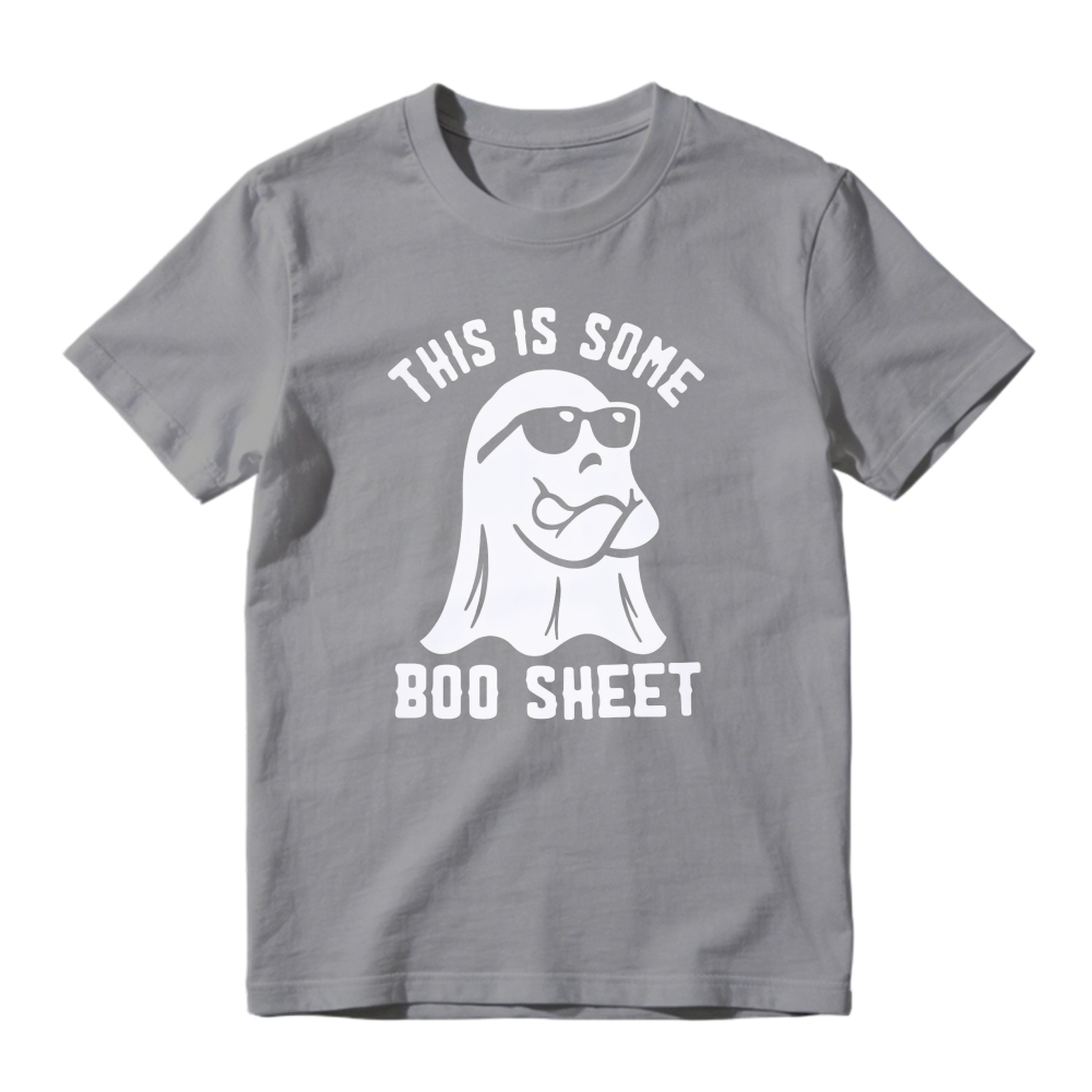 This Is Some Boo Sheet Funny Ghost Sunglasses Halloween Unisex Classic T-shirt