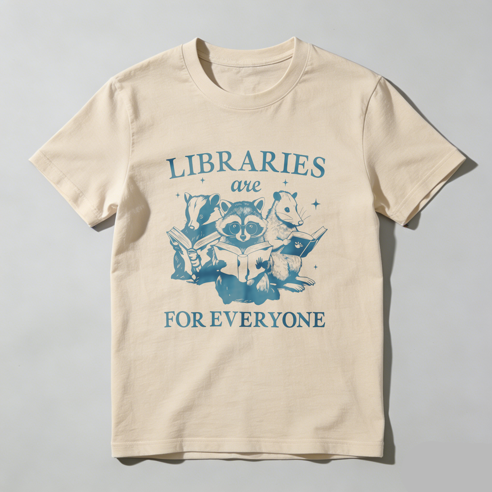 Wardrobecart Libraries Are For Everyone Tshirt