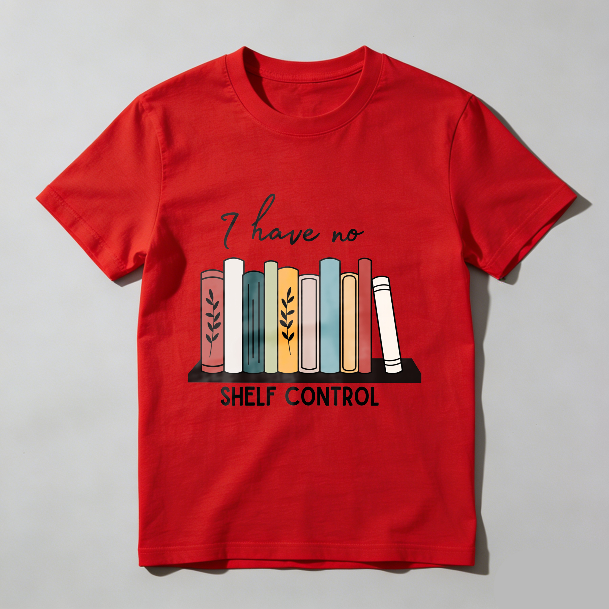 Wardrobecart Bookshelf Quote I Have No Shelf Control Unisex Classic T-shirt