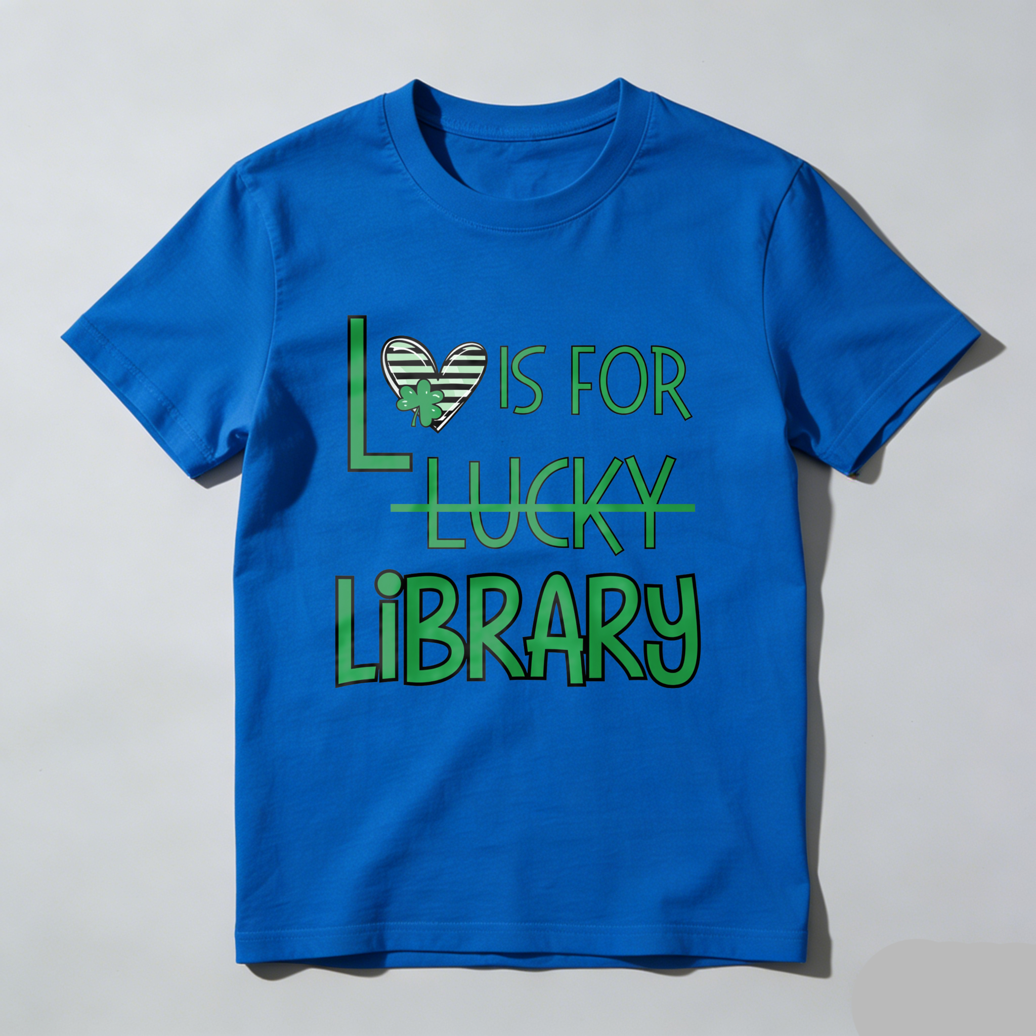 Wardrobecart L Is For Lucky Library Tshirt