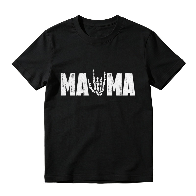 Mama Skeleton Hand Graphic T-shirt