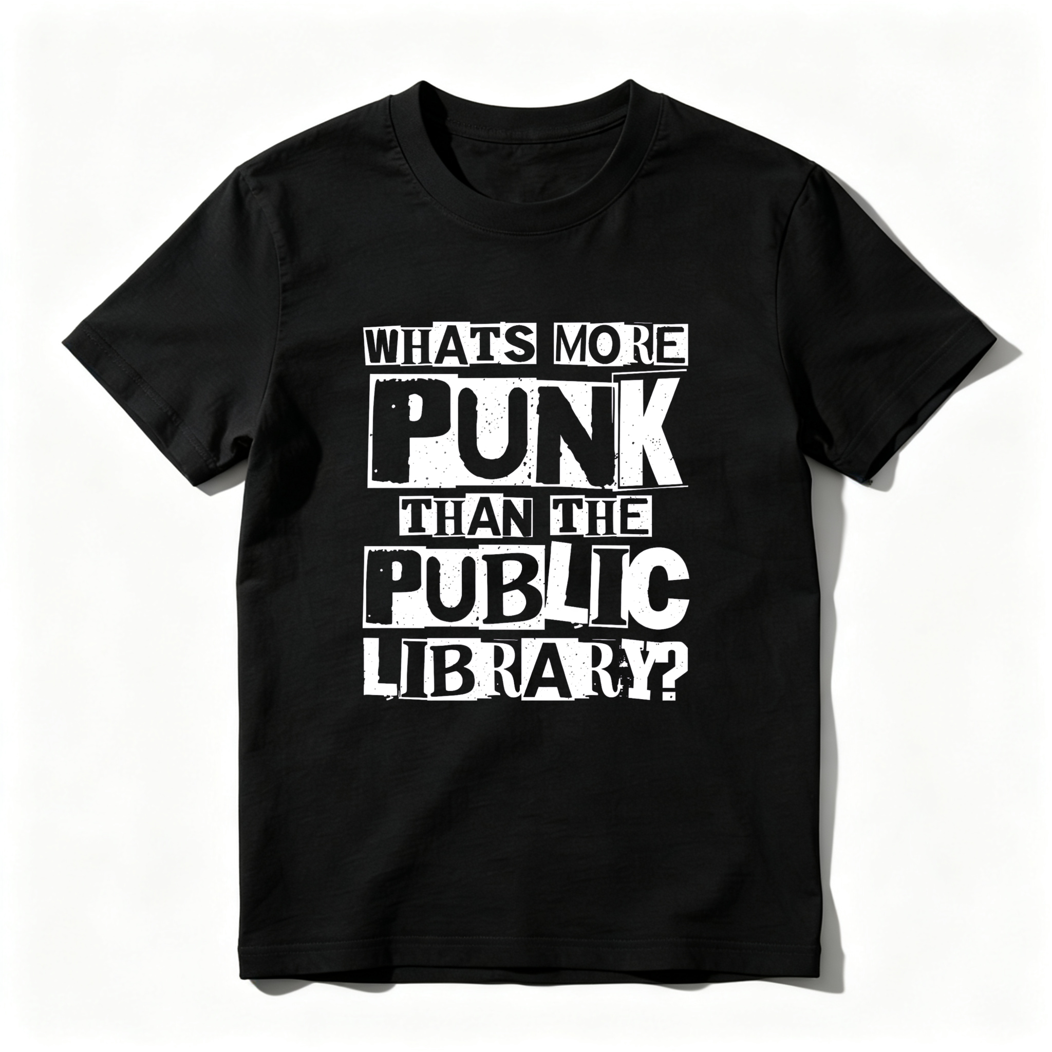 Wardrobecart What's More Punk Than The Public Library tshirt(1)