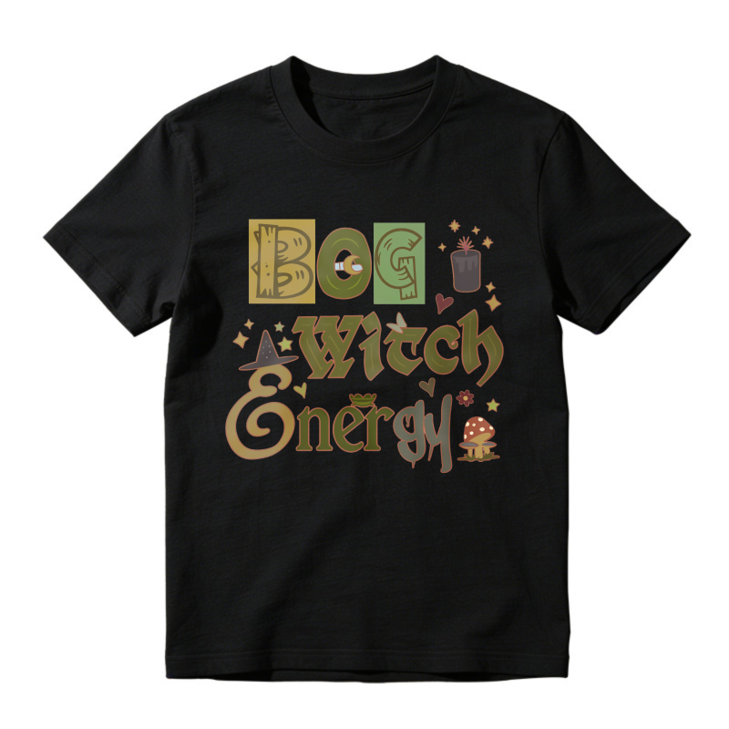 Bog Witch Energy, Mushroom And Magic Graphic, Unisex Classic T-shirt