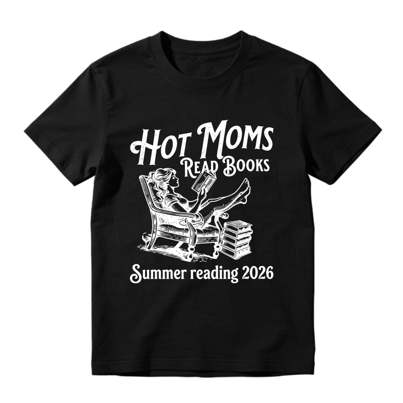 Wardrobecart Hot Moms Read Books Summer Reading 2026 Unisex Classic T-shirt