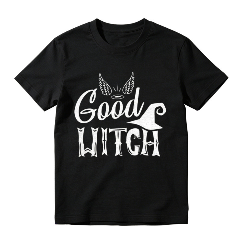 Good Witch With Wings And Halo Graphic T-shirt